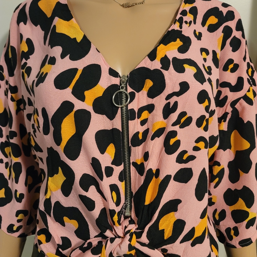 Topshop Ribbon Top - Picture 2 of 8